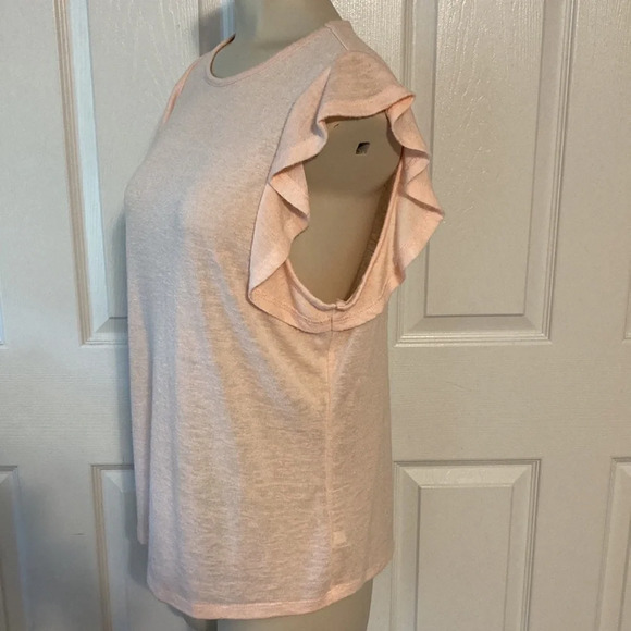 A New Day Pink Sleeveless Ruffled Top M - Picture 4 of 15